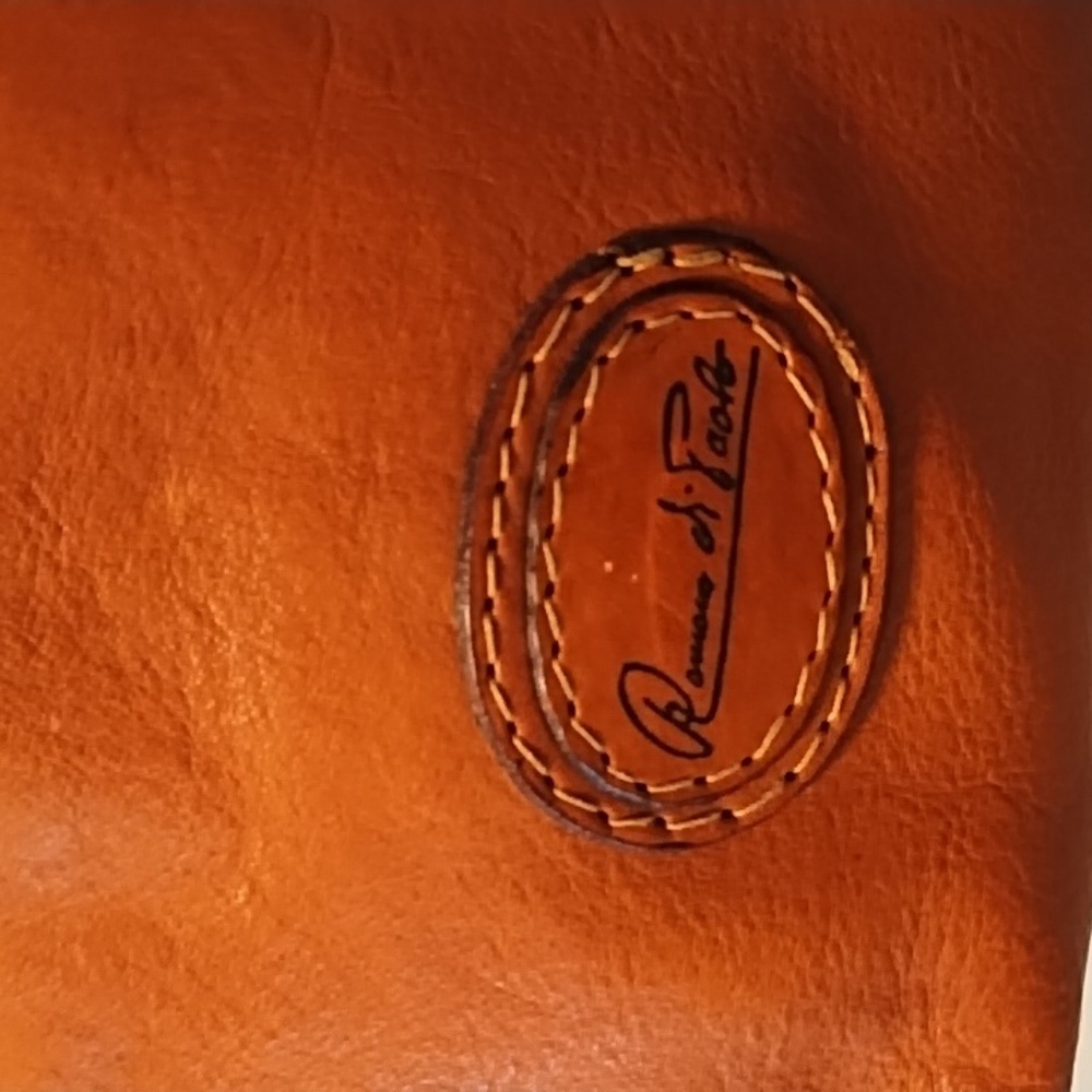 Genuine Vintage Romano Di Paolo Tan Leather Shoulder Bag - Picture 2 of 13